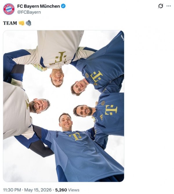 世界杯(中国) TEAM！诺伊尔、乌尔赖希续约，拜仁官方晒外出将团队合影
