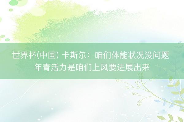 世界杯(中国) 卡斯尔:咱们体能状况没问题 年青活力是咱们上风要进展出来