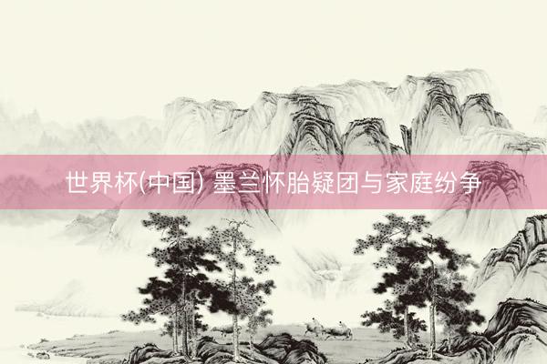 世界杯(中国) 墨兰怀胎疑团与家庭纷争